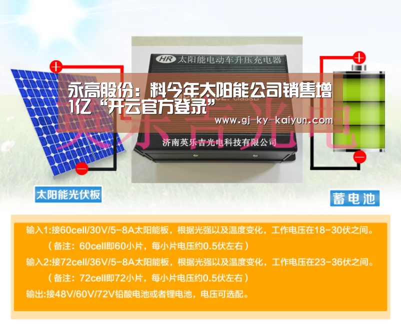 永高股份:料今年太阳能公司销售增1亿“开云官方登录”(图2) 开云官方入口