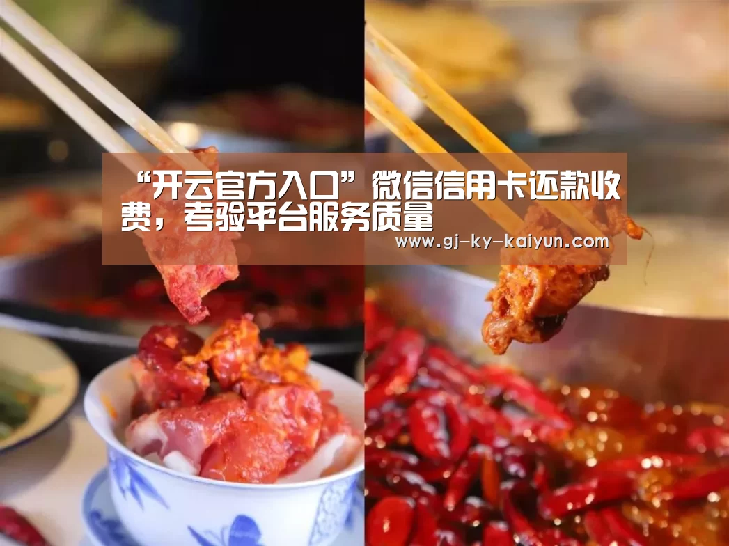“开云官方入口”微信信用卡还款收费,考验平台服务质量(图1) 开云注册登录入口